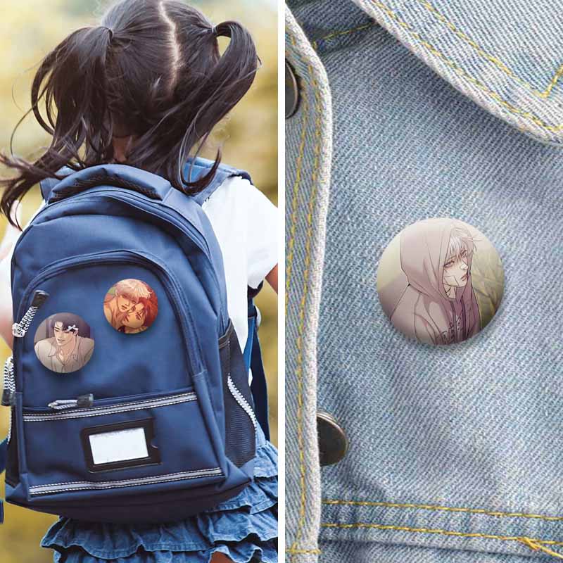 Korean Manhwa Soft Button Pins - Modern Korean Lifestyle review and price